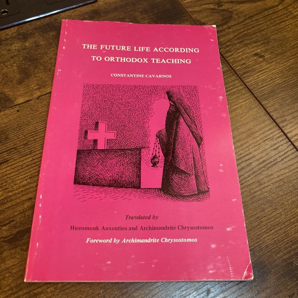 Future Life‎ According to Orthodox Teaching Constantine Cavarnos Rare 1985 Pink